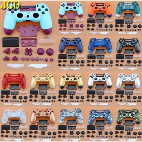 JCD For PS4 Pro Slim JDS 040 Controller Full Set Shell Case Button Mod Kit For Playstation 4 Dualshock 4 Gamepad Housing Cover