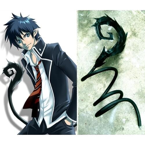 Hot Anime Ao no Blue Exorcist Okumura Rin Tail Fire Cosplay Costume Halloween Cosplay Accessorie Prop Selling Gift