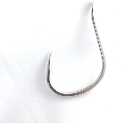 1000PCS Fishing Hook No.1 1/0 PIKE Spade End Jigging Hooks High Carbon Steel Corrosion Protection For Sea Fishing Slow Jigging
