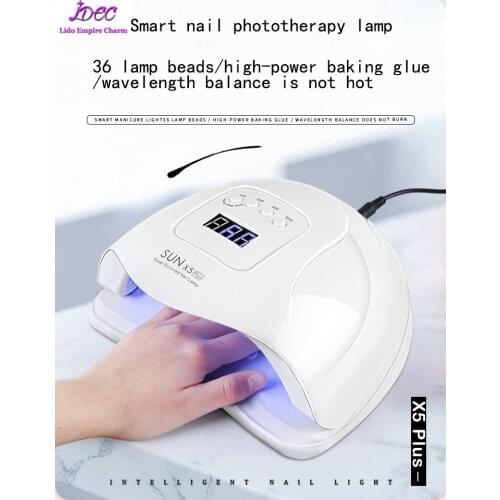 Nail lamp 110w quick-drying nail phototherapy machine high power nail dryer phototherapy lamp