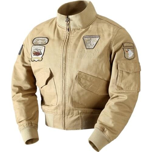 Army Bomber Jacket Men Slim Fit Cotton Mens Jacket Outdoor Casual Military Style Pilot Jacket Male Tactical Clothing Dropshipng