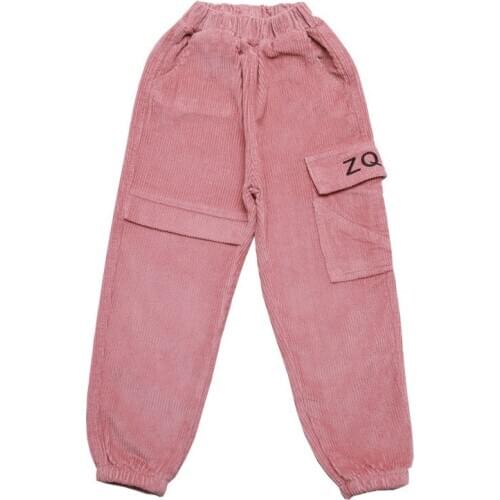 Kids Clothes For Girls Trousers Winter Warm School Sports Corduroy Pants For Teen 6 8 10 12 14 15 Years Spring Autumn