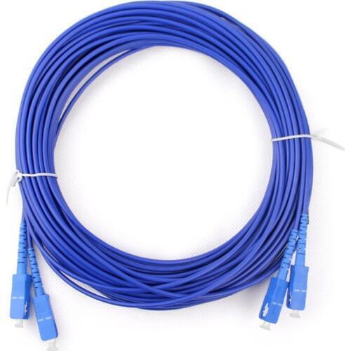 Fiber Optic patch cord SC SC Single mode Duplex Armour Rat prevention SM 9/125um 10 20 30 50 100m meters Wholesale custom made