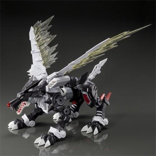 Original Metal Garurumon black ver. action assembly Building Model Kit toy MetalGarurumon
