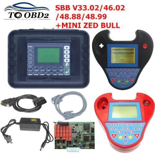 SBB V48.99 V48.88 V46.02 Key Programmer Add New Cars Upgrade SBB V33.02 Same Function AS CK100 +2 Colors MINI ZED BULL