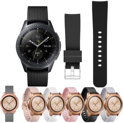 20mm Sports Silicone Band For Samsung Galaxy Watch SM-R810 42MM & Gear 2 Sport Strap For Huami Amazfit Bip/Amazfit 2 Smart Watch