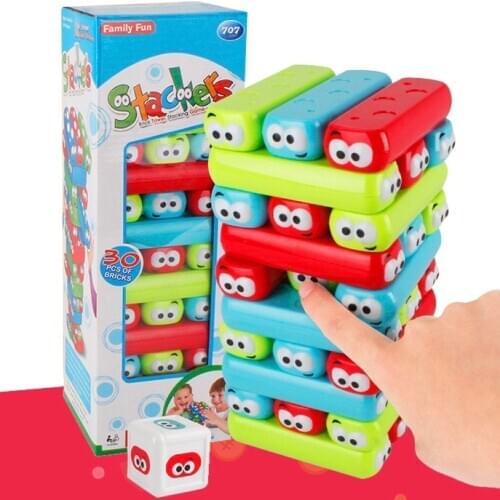 30pcs Stack Model Building Block Toy for Children Educational Board Game for Kids Boys Original and Fun Tower Puzzle Gifts