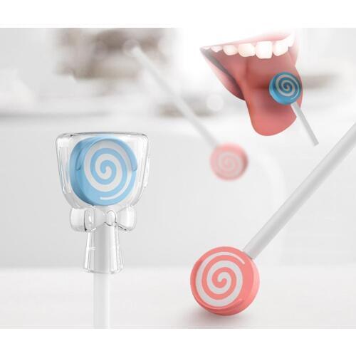 Lollipop Baby Tongue Cleaning Brush Child Tongue Scraper Cleaner Baby Care For Baby Kids Toddle Children Christmas Birthday Gift