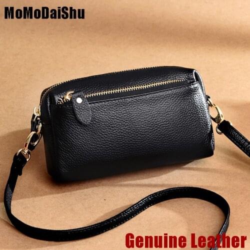 Genuine Leather Womens Bag Phone Flap Coin Purse Casual Bags For Women Bags Women Luxury Shoulder Women Bag Crossbody Bag Soft