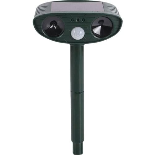 Animal Ultrasonic Cats Dogs Repeller Solar Powered Motion Activated Frighten Animals 511 For Outdoor Gardening