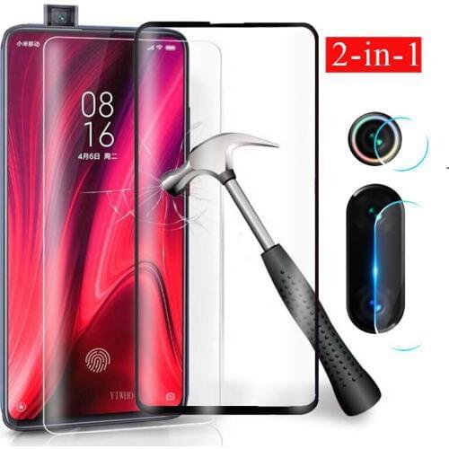2 In 1 Protective Glass for Xiaomi Mi 9T Pro Screen Camera Lens Tempered Glass Protector Safety On Xiomi Mi9T Pro Mi9tpro Film