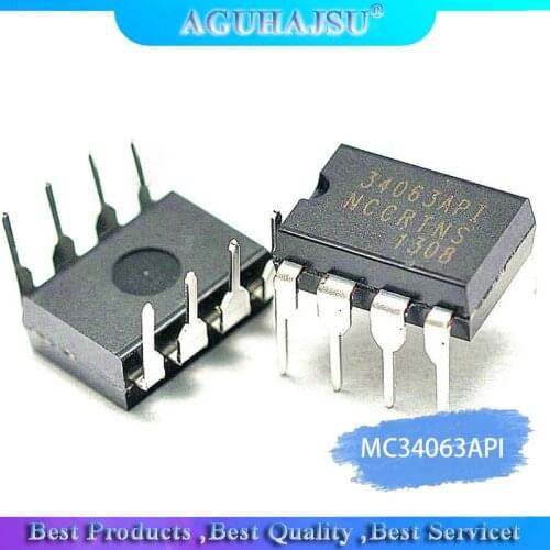 10pcs/lot MC34063API DIP-8 MC34063AP1 MC34063 DIP8 34063API IC