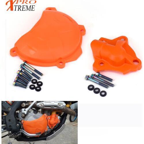 Motorcycle Engine Clutch Cover Water Pump Guard kit Protection Protector For KTM 250 350 SXF EXCF XC-F XCF-W 2013 2014 2015 2016
