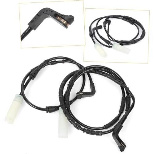 2x Car Front Rear Brake Pad Sensor For BMW 1 Series E81 E82 E87 E88 &3 Series E90 E91 E92 & 3 Series E93 34356762252 34356762253