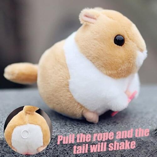 Wonderlife Cuddly Electronic Puppy Interactive Hamster Robot Toys Electric Wagging Tail Walking Hamster Naughty Cute Gift