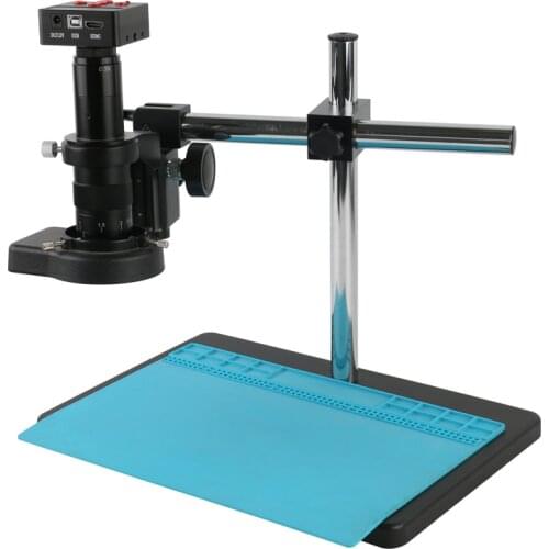 16MP 1080P HDMI HD Electronic Digital Microscope Camera 60FPS TF Industrial Lab Microscope Camera For PCB Repair Lab Teaching