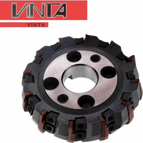 GMA 75° Face milling cutter Indexable Cushion Type Heavy Milling Cutter Milling machine rough machining cutter head 200