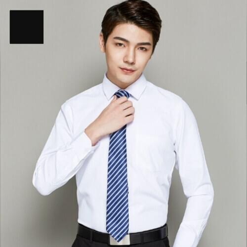 MRMT 2021 Brand Spring and Autumn New Mens Shirt Long Sleeve Business Slim Shirt for Male Solid Color Lapel Cotton Tops Shirt