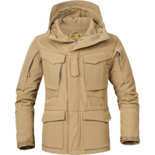 Men Outdoor Military Tactical Jacket Soft Shell M65 Combat Waterproof Windbreaker With Inner Autumn Winter Trekking Army Jackets