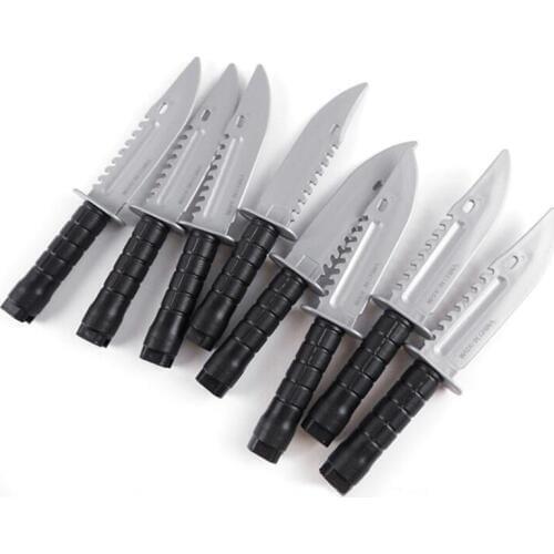 10pcs Military Enthusiasts Gift Training Props Outdoor Fun Tactical Knife Model Dagger Army Survival Knife Birthday Gifts