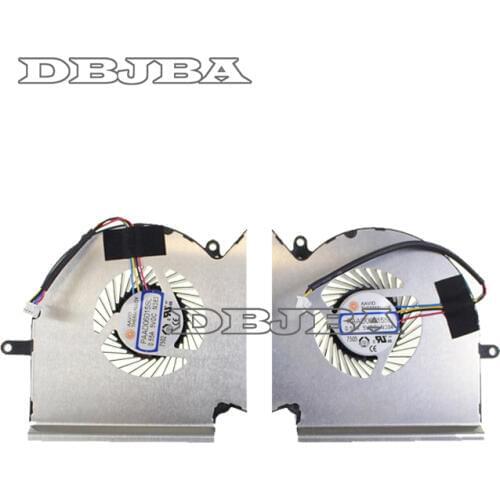 New Cooling Fan for MSI GE63VR MS-16P1 GE73VR MS-17C1 CPU & GPU Fan N383 N384 PAAD060105SL