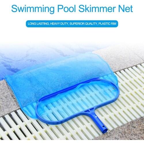 Swimming Pool Skimmer Net Rubbish Cleaning Rake Mesh Leaf Nets Professional Cleaning Tool For Pool Fish Pond