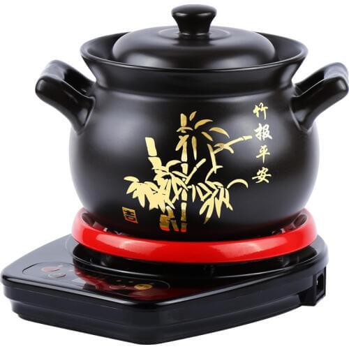 Electric kettle Fully automatic ceramic electric saucepan cooking pot boiling soup in a of casserole