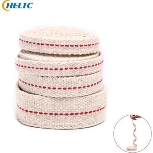 1M Strong Flat Cotton Wick Core For Kerosene Burner Stove Lighting Oil Lantern Oil Lamp Wick Roll Making DIY Accessory