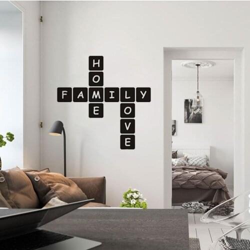 Modern Family Love Vinyl Wall Stickers For House Decor Decals Mural Muursticker For Living Room Decoration Wallpaper wallsticker
