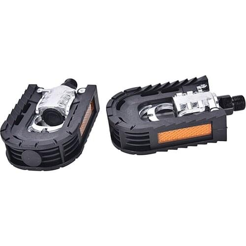 Ultralight Seal Bearings Bicycle Bike Pedals Cycling Nylon Road Pedals Flat Platform Bicycle Parts Accessories
