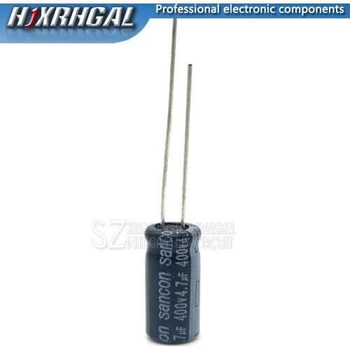 1PCS 400v4.7uf 400v 6x13 Electrolytic capacitor 400v 4.7uf 6*13