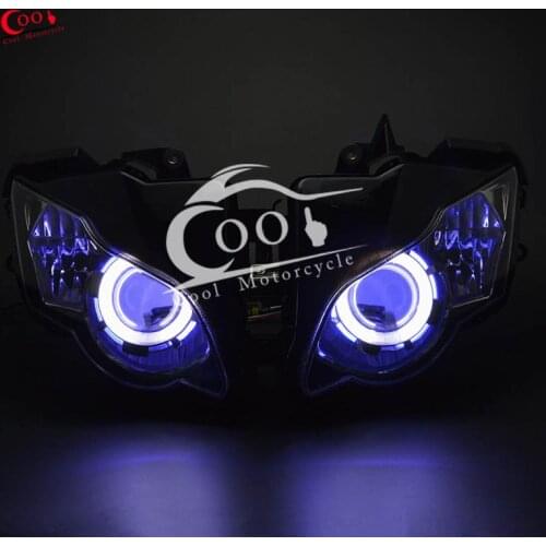 1 x Modified Headlights Projector Headlight Angel Eye HID For Honda CBR1000RR CBR1000 RR CBR 1000 RR 2008-2011 NEW