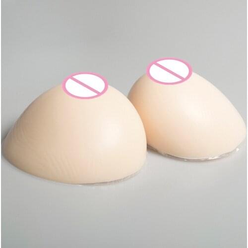 1200g/pair Silicone Breast Forms Perfect Breast Shape Shemale Crossdressing Transgender Artificial Boobs Breast Enhancer