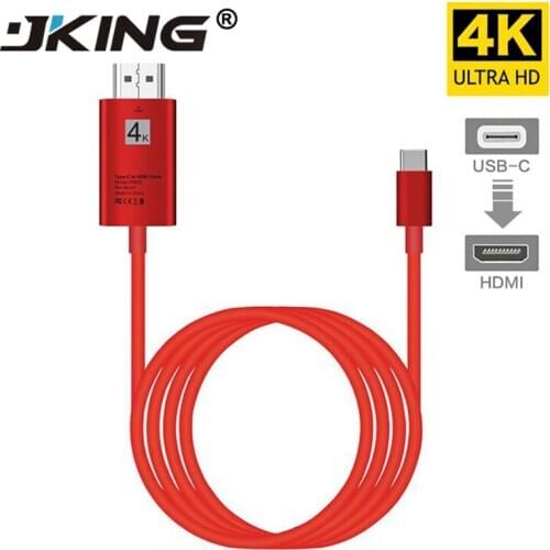 4K USB 3.1 USB-C Type C to HDMI cable HDTV hdmi Adapter for Lenovo ThinkPad X1 2018 MacBook MacBook Pro samsung S8 S9 NOTE8