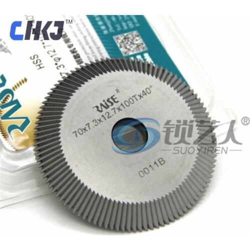 High-speed steel double-sided angle cutter horizontal key machine face milling cutter is suitable for 201 100 101 219 Q27 301 et