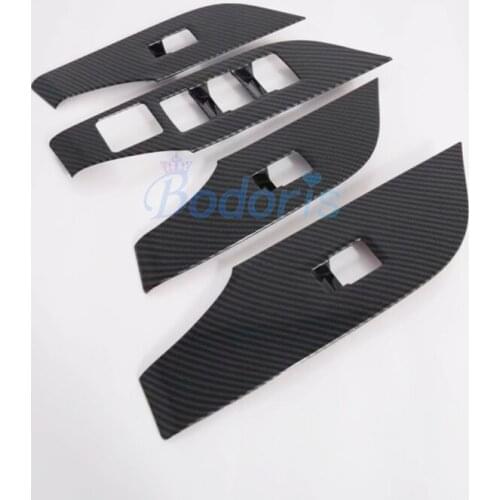 For Toyota RAV4 XA50 2019 2020 Interior Window Glass Button Switch Cover Armrest Protector Panel Auto Accessories