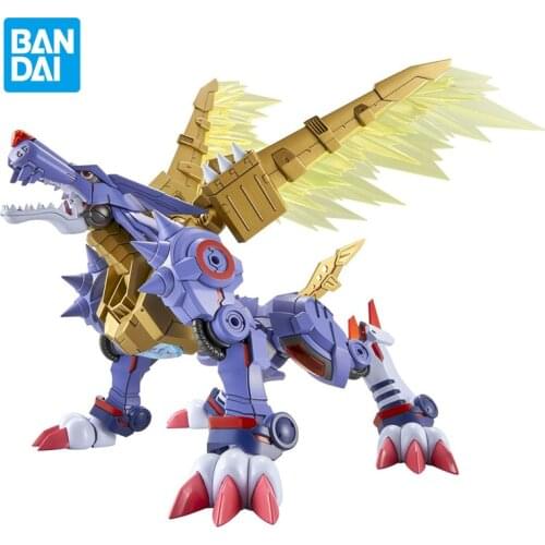 Bandai Digimon Adventure Anime Figure Assemble Model Figure-rise Metal Garurumon FRS Action Figure Birthday Gift Childrens Toys