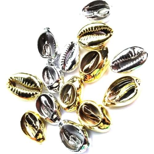 Artificial Metal Alloy Conch Shape Pendants Sea Snail Charms for Jewelry Making Necklace Bracelet Gift