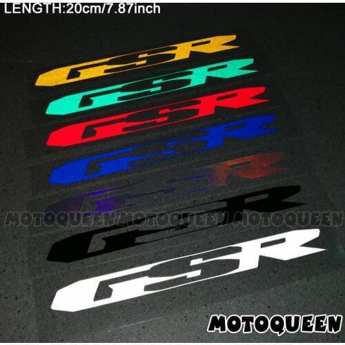 Motorcycle body Wheels Fairing Helmet Tank Pad logo reflective Accessories Stickers Decals For SUZUKI GSR 750 600 400 250 1000