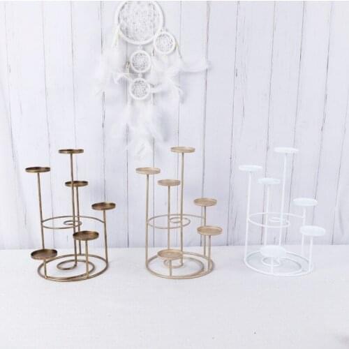 Metal Lollipop Display Racks for Wedding Kids Children Birthday Christmas Party Tableware Dessert Plates Cupcake Macaron Holder