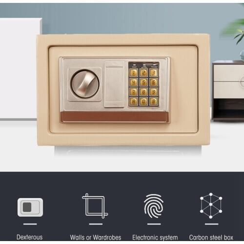 Mini Security Safety Box Digital Password Portable Box Drop Cash Safe Box Jewelry Money Anti-Theft safe Box