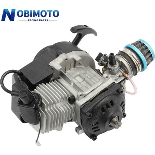 Mototcycle 2 Stroke Pull Start Engine Transmission Engin With Air Filter Carburetor Pocket Bike Mini Dirt ATV Bike Quad Kart