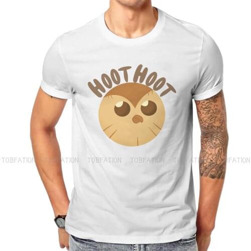 Hooty The Owl House T Shirt Vintage Fashion Oversized Crewneck TShirt Big sales Harajuku Mens Short Sleeve