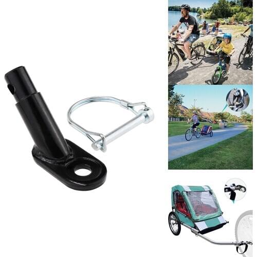 Practical Bike Accessories Mounting Adapter Easy Use Steel Hitch Bicycle Clutch Trailer Coupler Durable Connector Racks