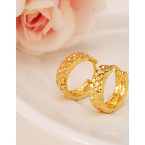 2pairsEthiopian Earrings for Women/Girls Gold Jewelry Wholesale Fashion Africa Arab ItemsEarrings Middle East Gift baby jewelry