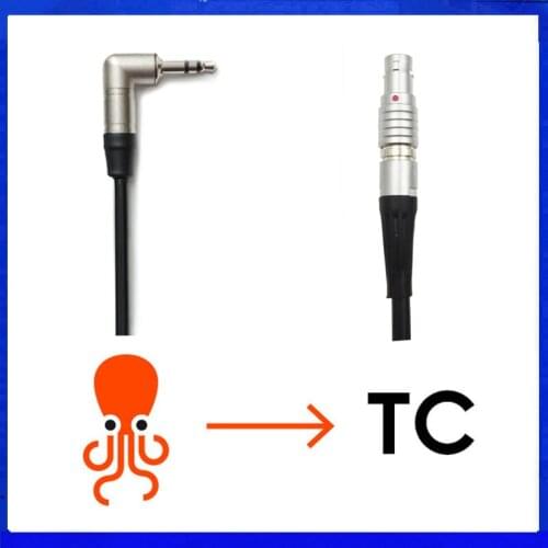 Tentacle Timecode Cable NEUTRIK 3.5mm Mini TRS Jack To 5 Pin For ARRI ALexa ,Red One ,Sound Devices 702T/744T/788T/ 664/663