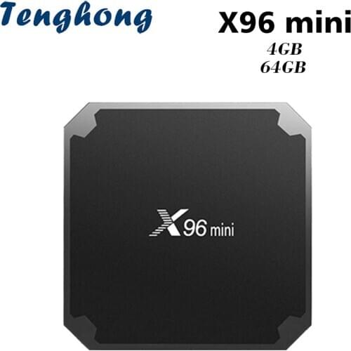 Tenghong X96 Mini Android TV Box Amlogic S905W Quad Core Android 1GB 8GB 2.4G WIFI 4K Smart Media Player 2GB 16GB Set Top Box
