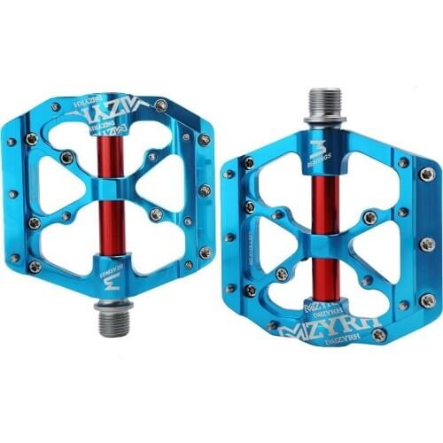 Universal Sealed Bearing Bike Pedals CNC Aluminum Body 3 Bearing Bicycle Flat Pedals Bike Parts