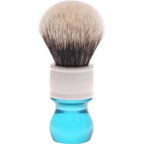 Yaqi 24mm Aqua Two Band Badger Hair Shaving Brush