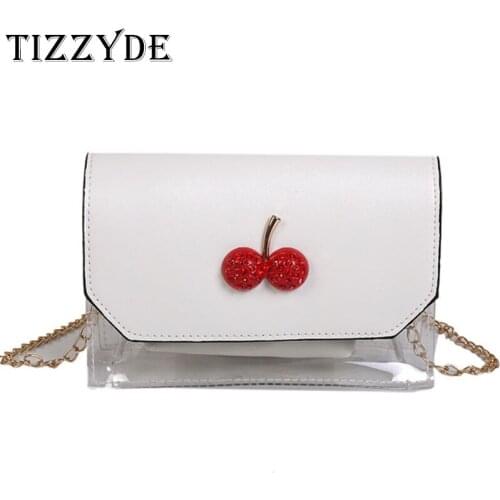 Sac Transparent Femme Jelly Bag 2019 Women Messenger Bags New Fashion Clear Purse Chain Womens Versatile Shoulder Bag LW345